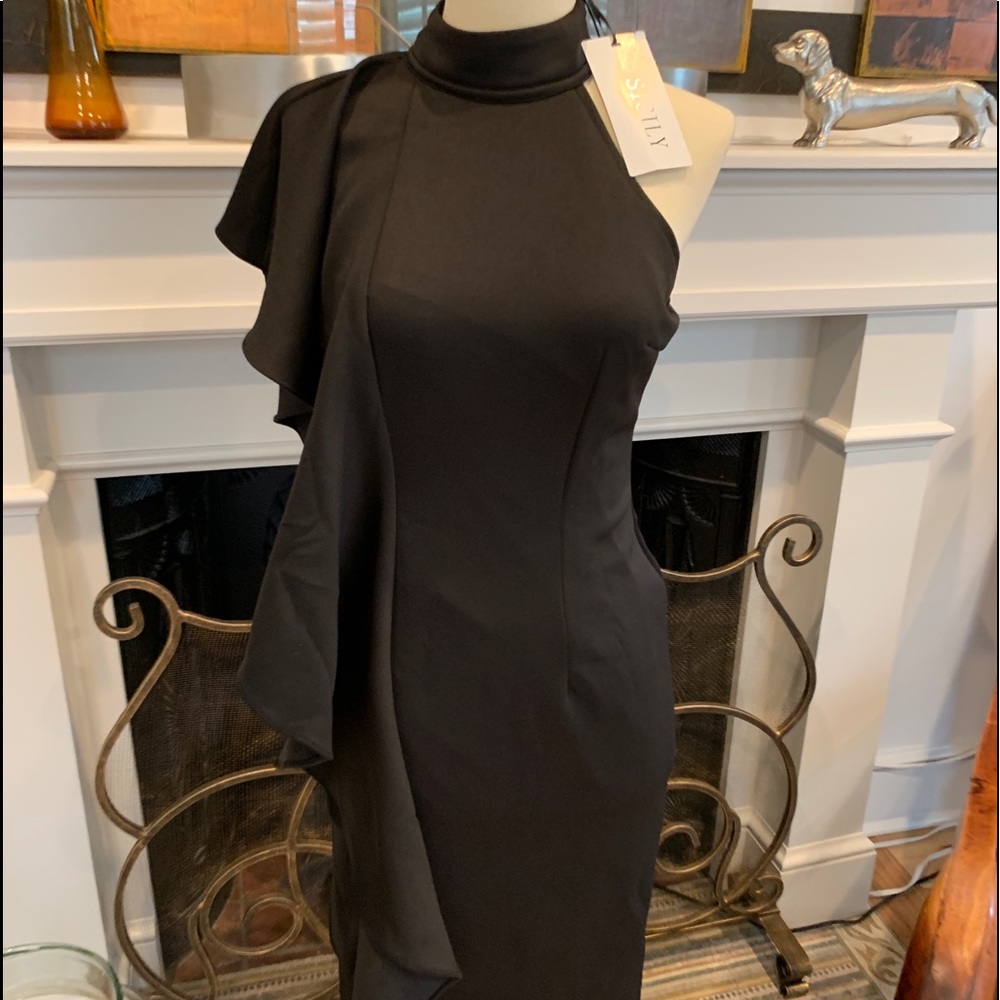 Sexy black dress